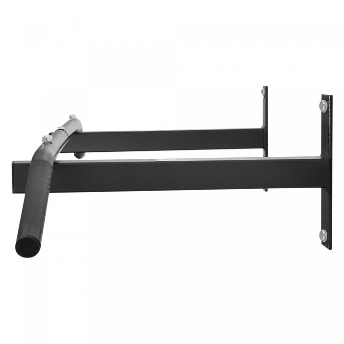 Soozier Wall Mount Chin Up Bar Upper Body Pull Up Training Workout Home Gym Exerciser Black