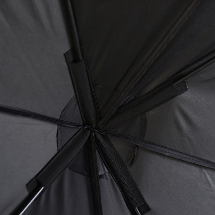 Outsunny 5-8 Person Pop-up Ice Fishing Shelter Tent, Black