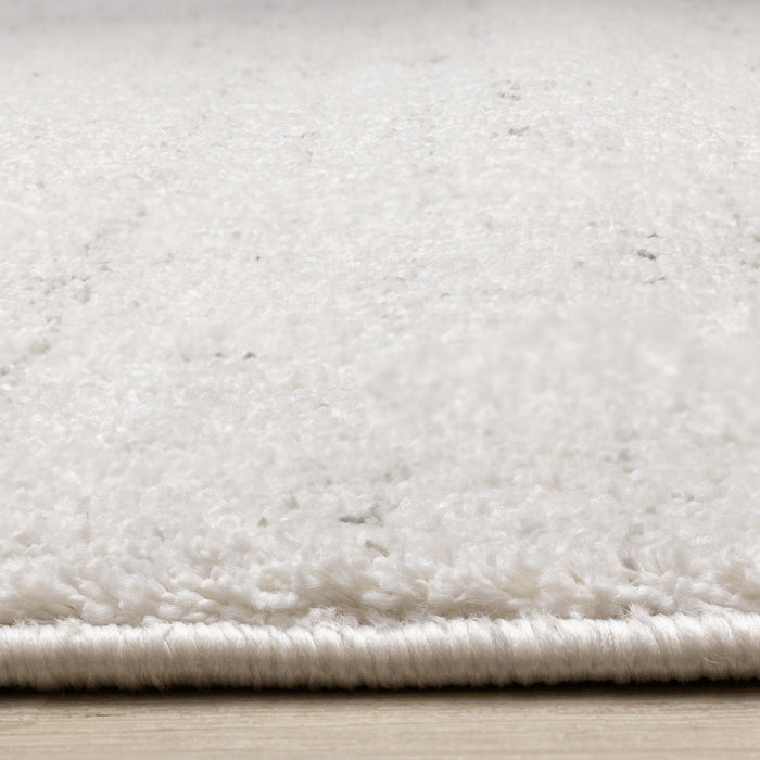 Surrey White Grey Speckled Rug, 7'10\" x 10'10\" Indoor Area Rug