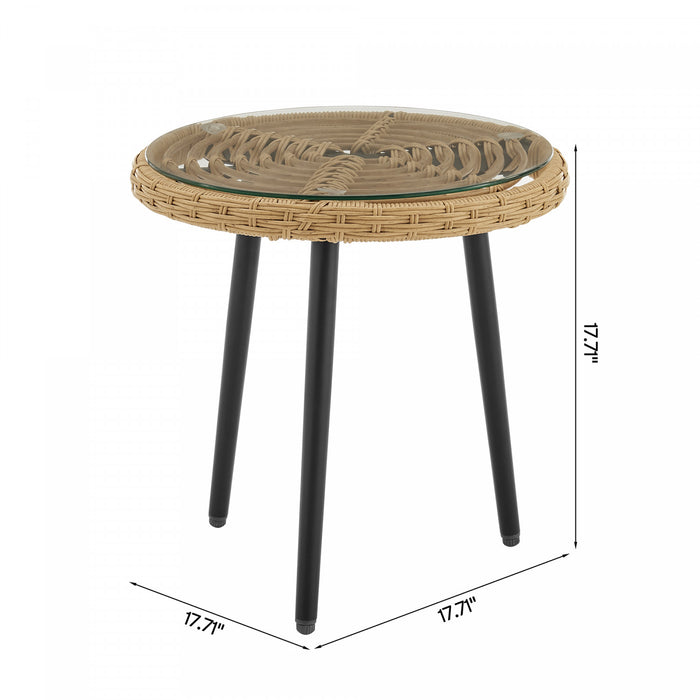 Benson Modern 3-Piece Lounge Chair Set in Gray