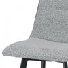 Corbin Mid Grey Upholstered Bar Stool (Set of 2) | Tabouret de bar Corbin rembourre gris moyen (ens. de 2)