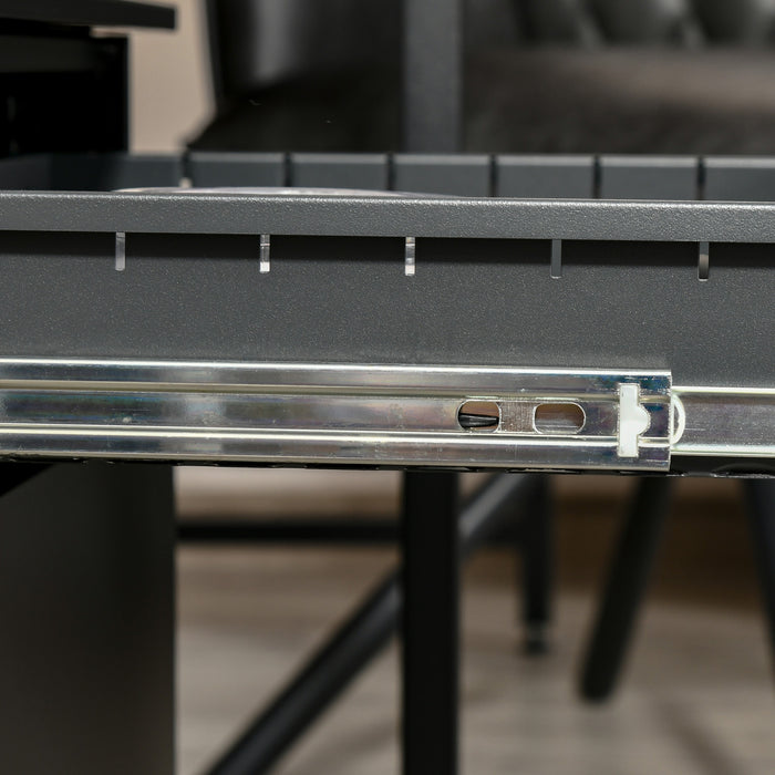 Vinsetto 2 Drawers File Cabinet On Wheels Lockable For Home Office