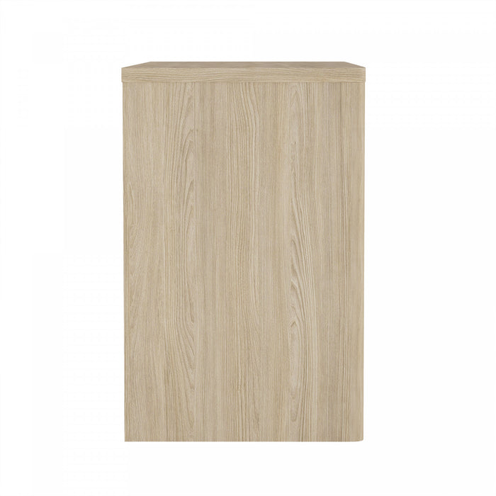 Evelyn Modern 60\" Writing Desk in Natural (2-Drawer)