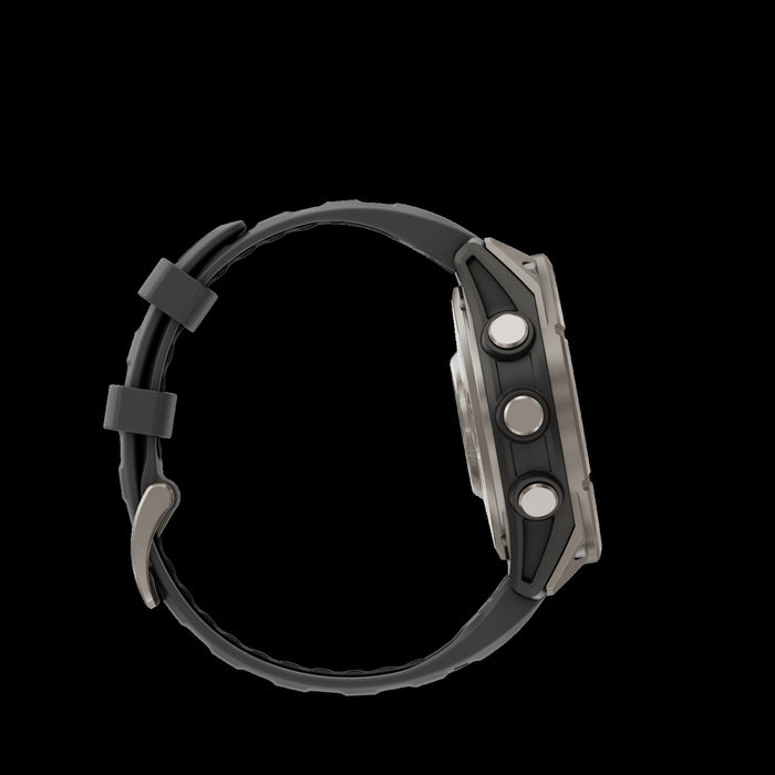 Garmin Fenix 8 Pro 47mm Titanium Pro Smartwatch - Training Wearable, Voice Calls, Running Economy, Garmin Coach Plans, Auto Lap Timing, Dive-Rated Design