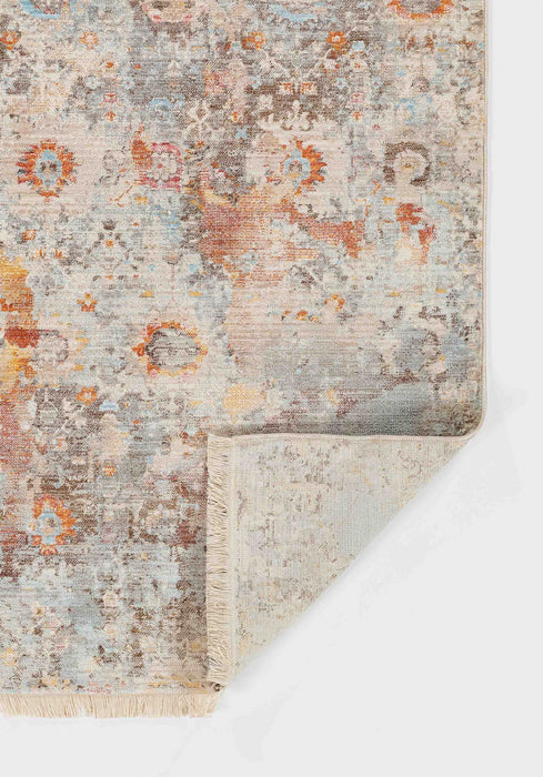 Camellia Traditional 2'6\" x Runner Rug in Multi Indoor Area Rug