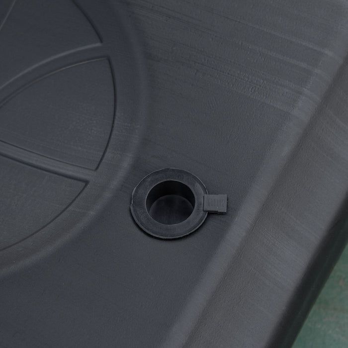 Homcom 7-8.5ft Portable Basketball Hoop With 27.5\" Backboard, White