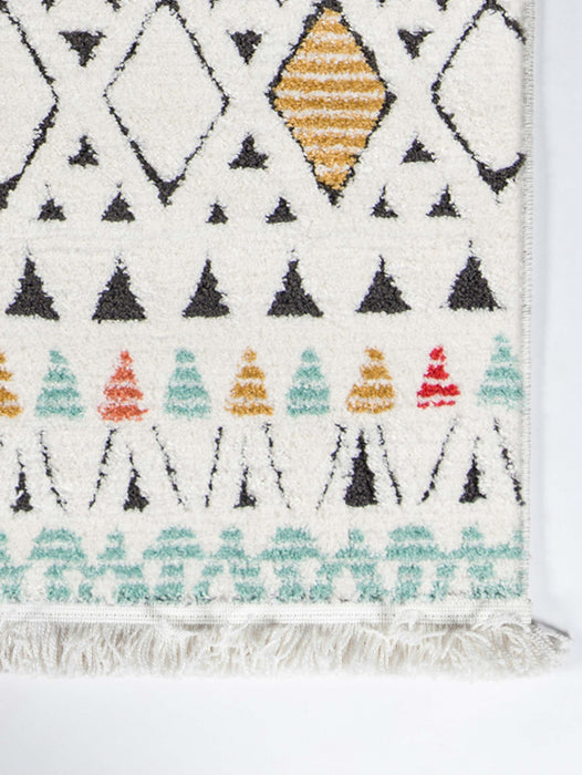 Kaia Contemporary 7'6\" x Area Rug in Multi Indoor Area Rug