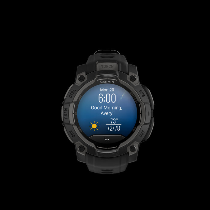 Garmin Instinct 3 Amoled Smartwatch 45 Mm - Rugged Military Spec 810, Compass, Barometric Altimeter 
