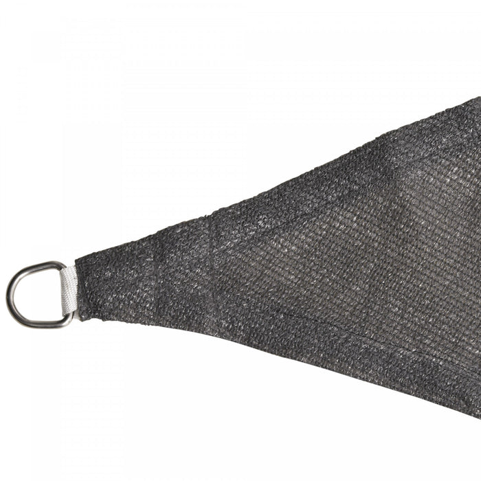 Outsunny Sun Shade Sail With Led Lights, 90% Uv Block Triangle Shade Cloth