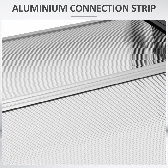 Outsunny Window Awning Door Canopy, Front Door Outdoor Patio Cover
