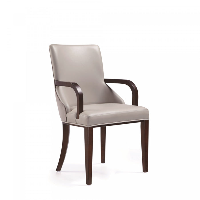 Shubert Modern 6-Piece Dining Chair Set in Light Gray