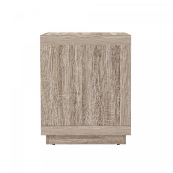 Navis Contemporary 32\" Nightstand in Natural Oak (1-Drawer)