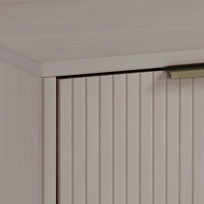 Granville Modern 2-Piece Dresser Set in Light Gray