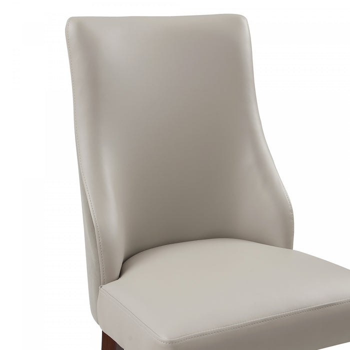Connie Modern 6-Piece Dining Chair Set in Light Gray