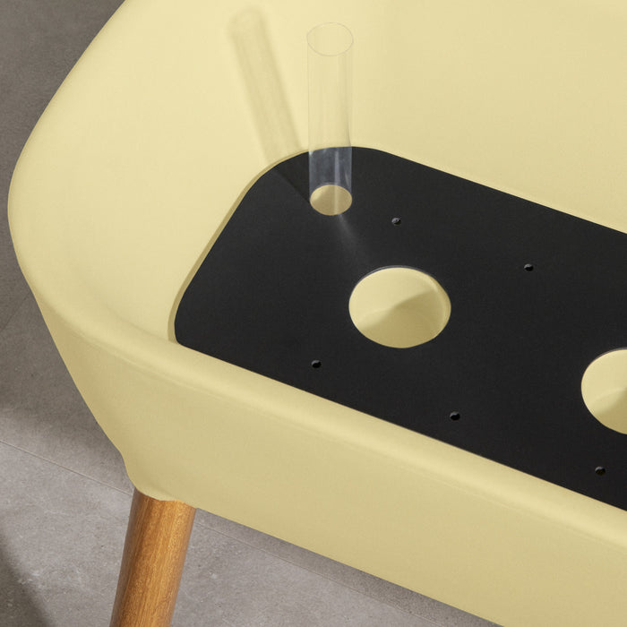 Dalya Raised Planter - Light Yellow
