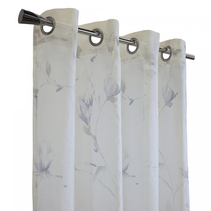 Habitat Symphony Purple Sheer Grommet Curtain Panel - 52 x 63