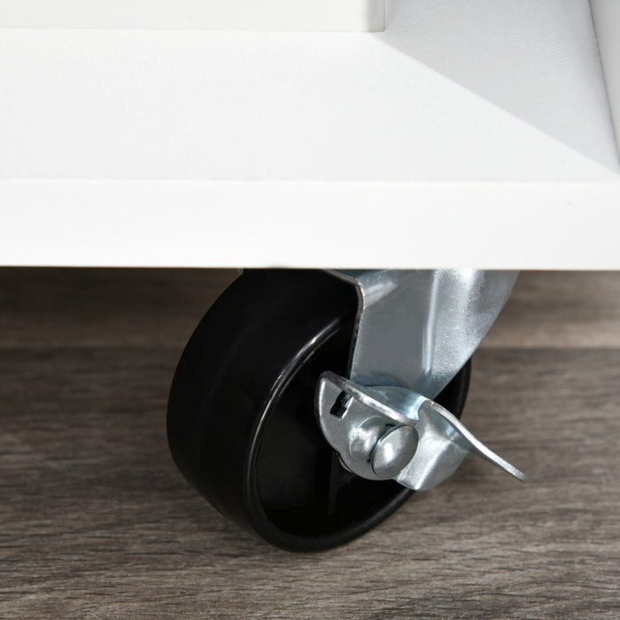 Homcom File Cabinet With 2 Lockable Drawers