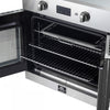Forno Asti 30" French Door Electric Wall Oven in Stainless Steel, 3.68 cu. ft. - FBOEL1333-30 | Four mural electrique a porte francaise Asti 30 po, acier inoxydable, 3,68 pi³ - FBOEL1333-30