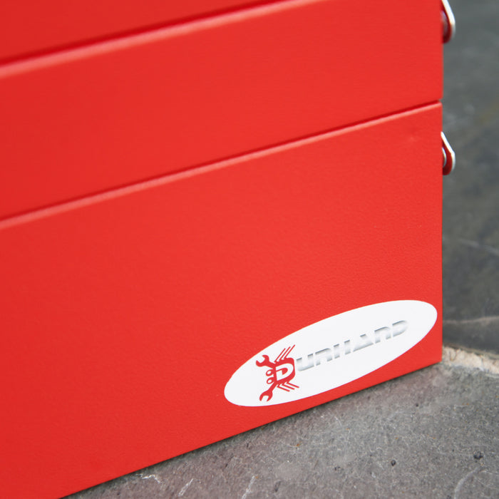 Durhand Portable 5-tray Metal Tool Box