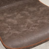 HOMCOM Bar Stools Set of 2, Swivel PU Leather Counter Height Bar Stools