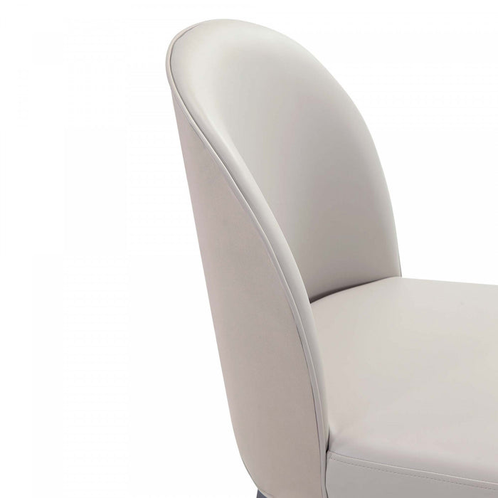 Hillman Modern 8-Piece Dining Chair Set in Light Gray