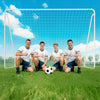 Soozier Soccer Goal for Backyard, Soccer Net, White, 10 x 4 ft
