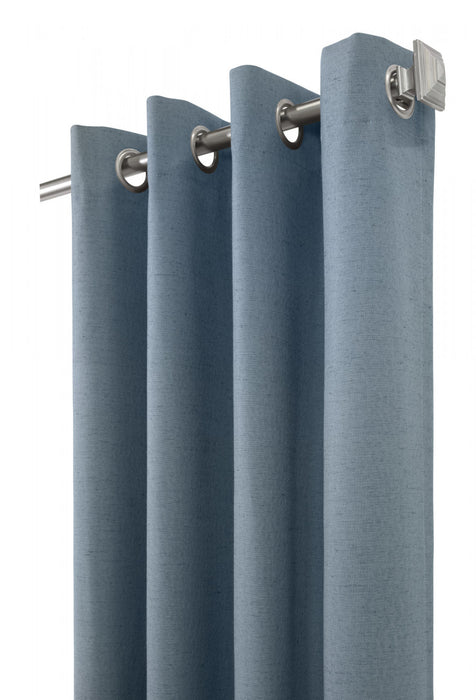 Thermaplus Suprema Blue Blackout Grommet Curtain Panel - 52 x 84