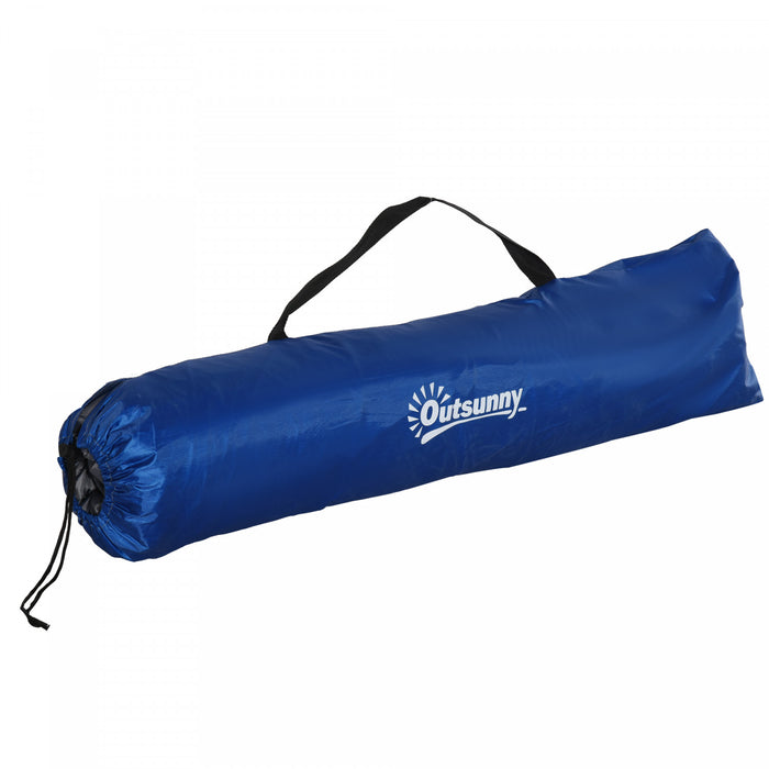 Outsunny 1-2 Person Pop Up Tent, Outdoor Beach Tent Sun Shelter, Dark Blue