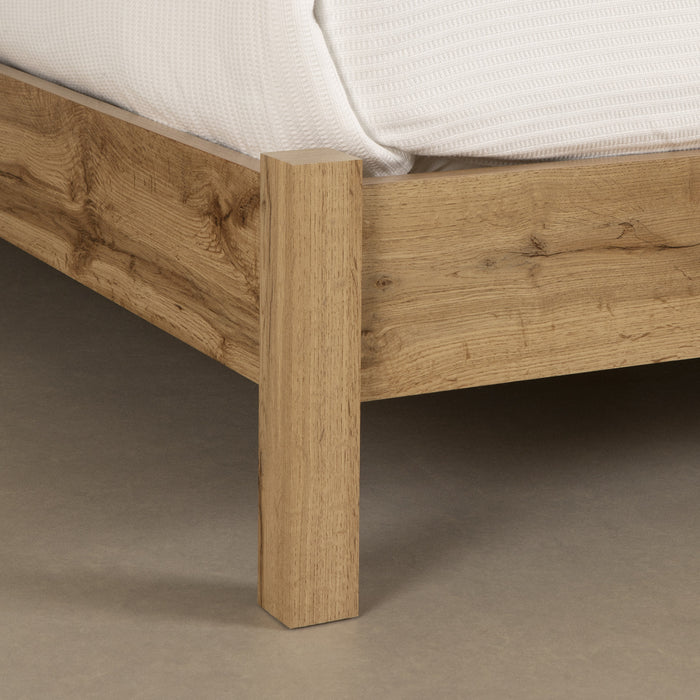 Step One Essential Queen Platform Bed - Nordik Oak 