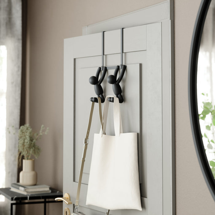 Umbra Buddy Double Over-Door Hooks - Black