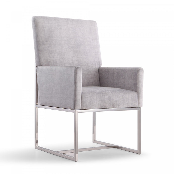 Element Modern 8-Piece Dining Chair Set in Gray