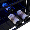 Forno Gemello 48" Side-by-Side Wine and Beverage Cooler in Stainless Steel, 9.6 cu. ft.- FWCDR6699-48S | Refroidisseur a vin et a boissons Gemello de 48" cote a cote en acier inoxydable, 9,6 pi³ - FWCDR6699-48S