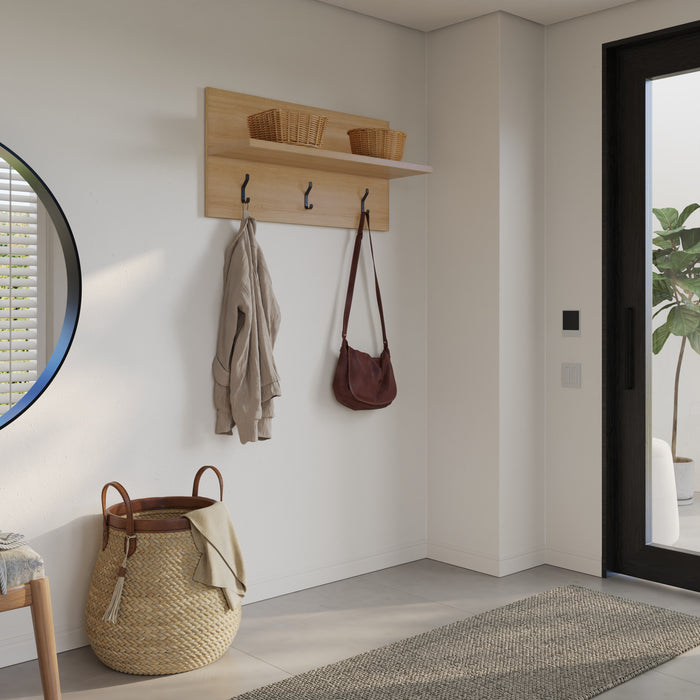 Porto Entryway Wall-Mounted Coat Rack