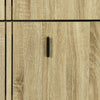 HOMCOM Shoe Storage Cabinet with 3 Flip Drawers for 18 Pairs of Shoes, Oak