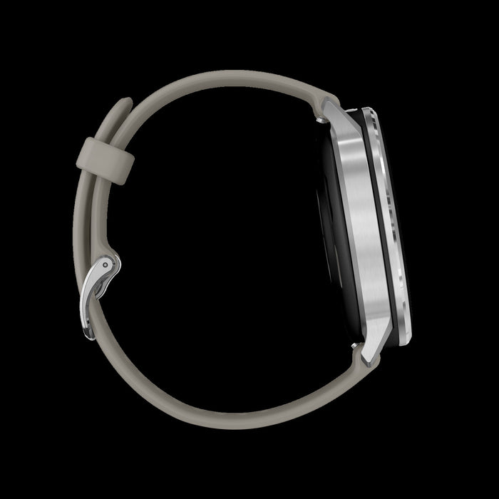 Garmin Venu 4 45mm Silver Gray Long Battery Smartwatch - Recovery Wearable, Health Status Beta, Spoken Watch Face, Color Shift, Night Vision