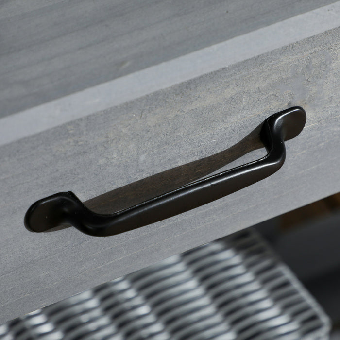 Outsunny Potting Bench Table, Garden Work Bench Workstation with Drawer