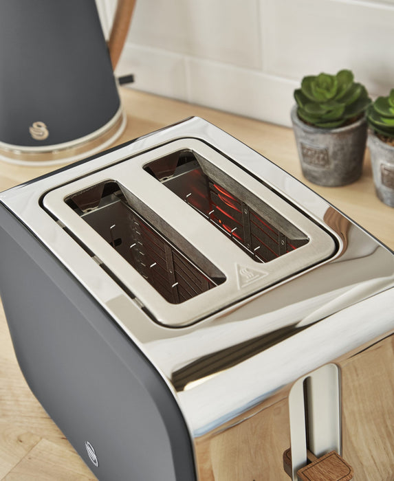 Salton Swan Nordic 2-Slice Toaster - ST14610GRYN