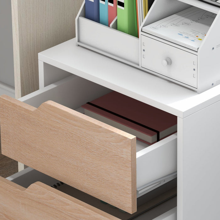 Homcom 3 Drawer File Cabinet