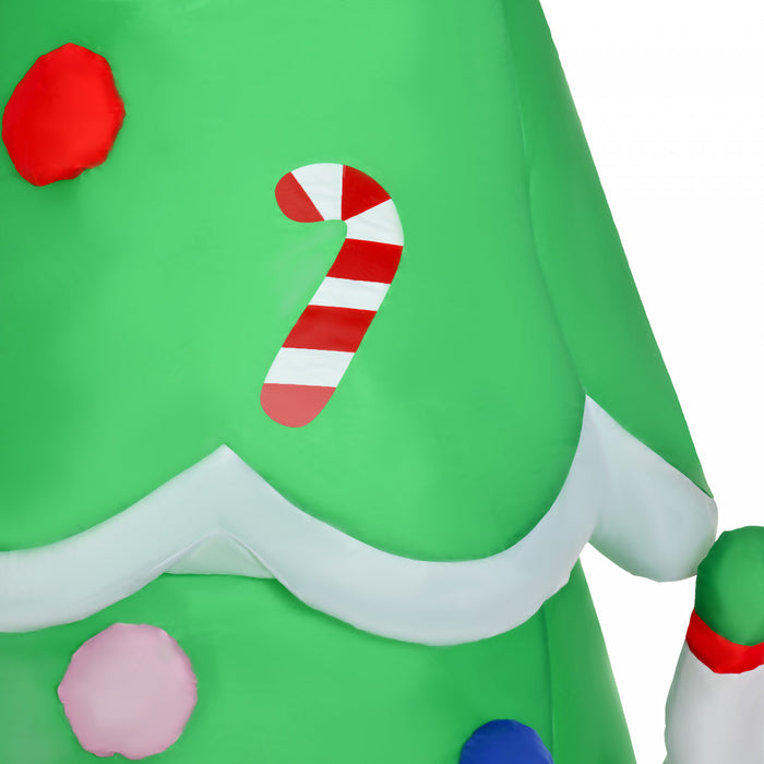 Homcom 7ft Tree Inflatable Christmas Decoration