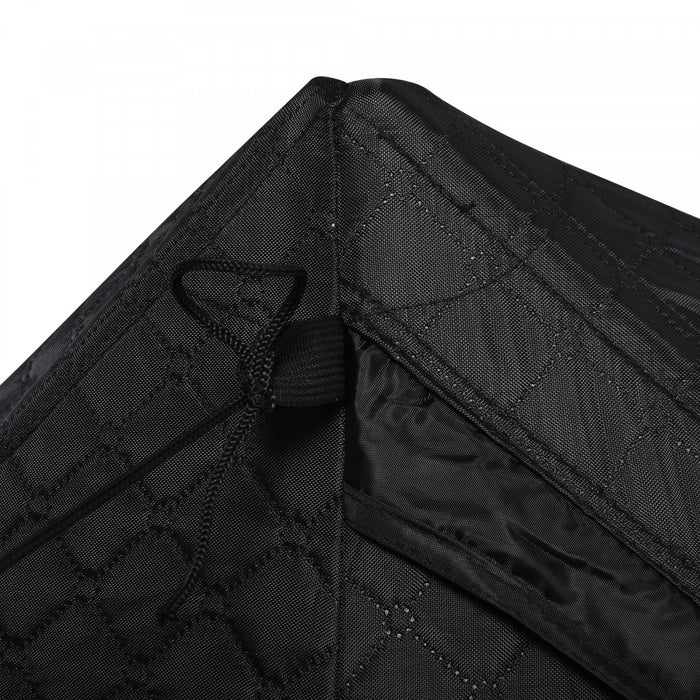 Outsunny 4-person Insulated Ice Fishing Tent, Portable Ice Fishing Shelter With Ventilation Windows, Carry Bag, Two Doors And Anchors For Low-temp -22℉