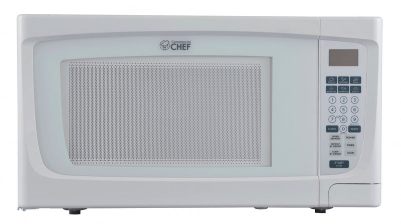 CHM Series Commercial Chef 1.6 Cu. Ft. Countertop Microwave Oven, CHM16100W6C Countertop Microwave Larger 1cuft