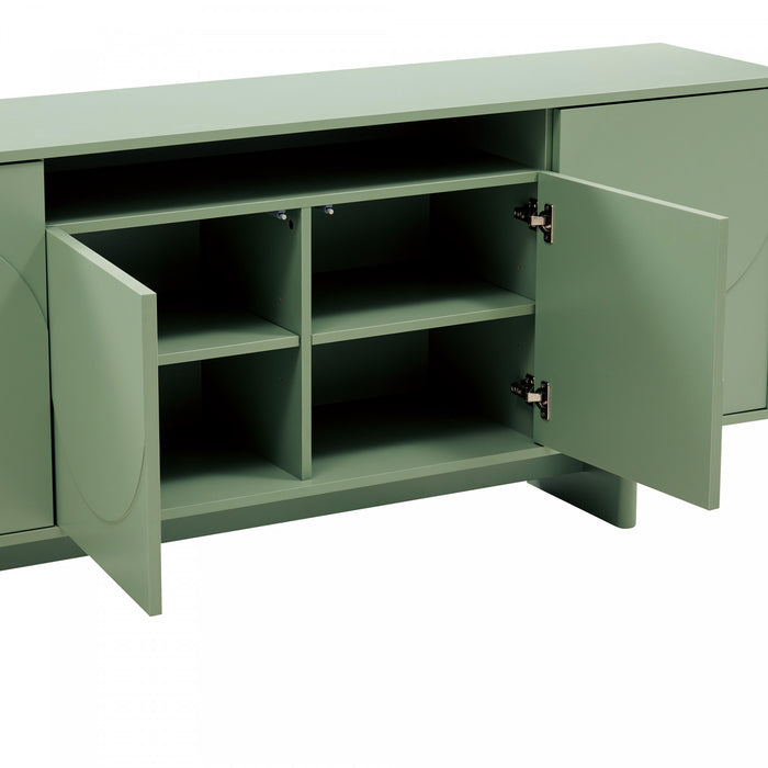 Ella Modern 71\" Sideboard in Sage Green