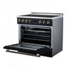 Forno Torino 36 Inch Black Induction Range, 5.36 cu.ft - FFSIN0936-36BLK Electric Range | Cuisiniere a induction Torino 36 pouces noire, 5,36 pi³ - FFSIN0936-36BLK