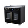Forno Maximus 36 Inch Induction Range Black, 5.36 cu.ft - FFSIN0932-36BLK Electric Range | Cuisiniere a induction Maximus 36 pouces, noire, 5,36 pi³ - FFSIN0932-36BLK