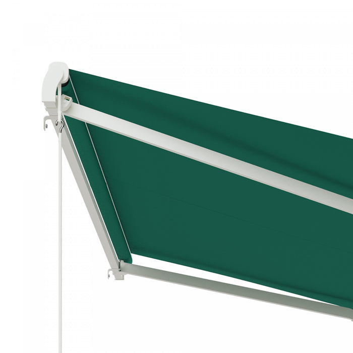 Outsunny 10' X 8' Electric Retractable Awning W/ Remote Controller, Green
