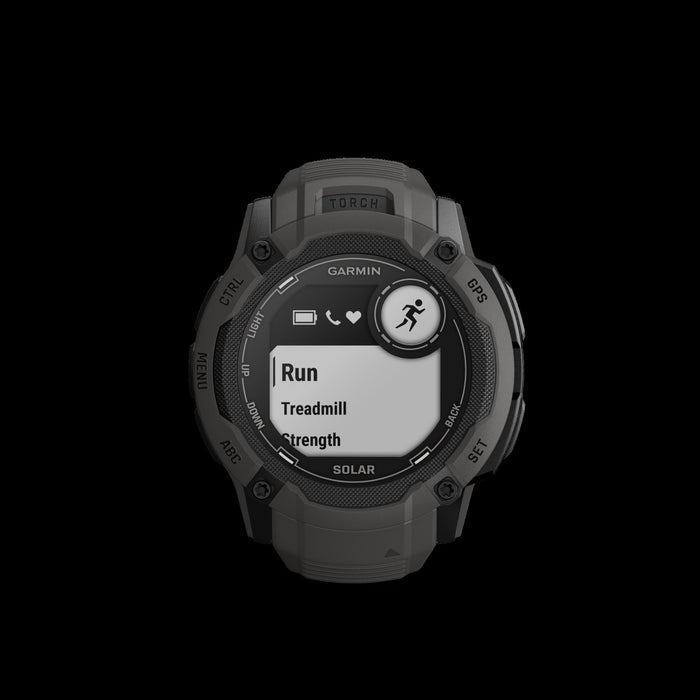 Garmin Instinct® 2x Solar Gps Smartwatch - Health & Fitness Tracking With Multi-band Gnss - Graphite