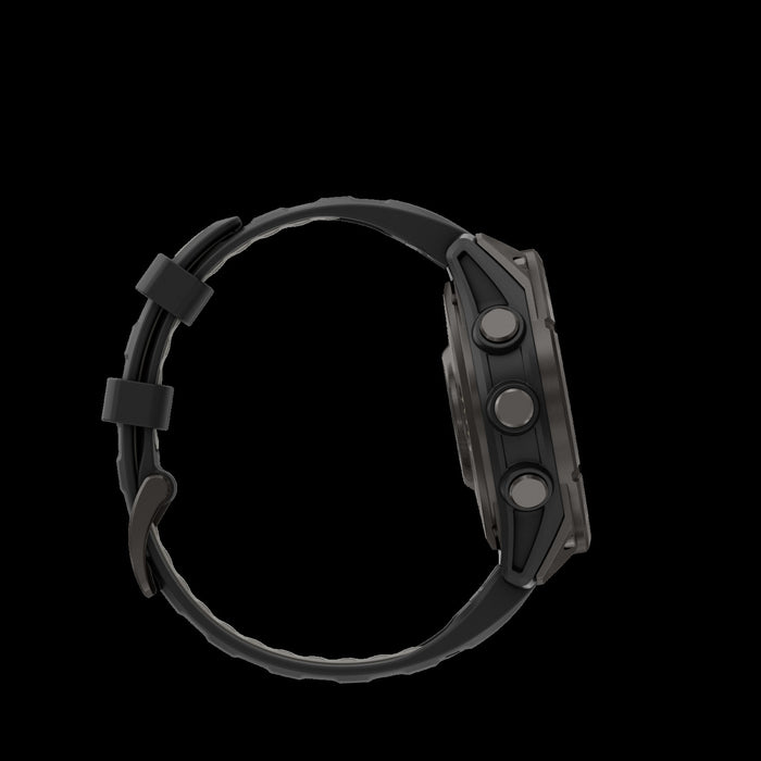 Garmin Fenix 8 Pro 47mm Carbon Multisport Smartwatch - Fitness Tracker, AMOLED Sapphire Display, LTE/Satellite Connectivity, Health Metrics, Voice Calls