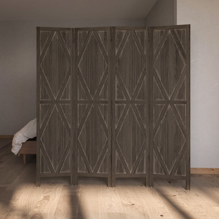 Homcom Wood Privacy Screens, Room Divider And Privacy Screens