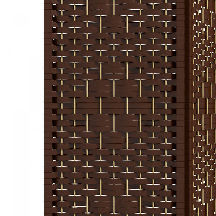 Homcom 6 Panel Folding Room Divider 5.6 Ft Privacy Screen