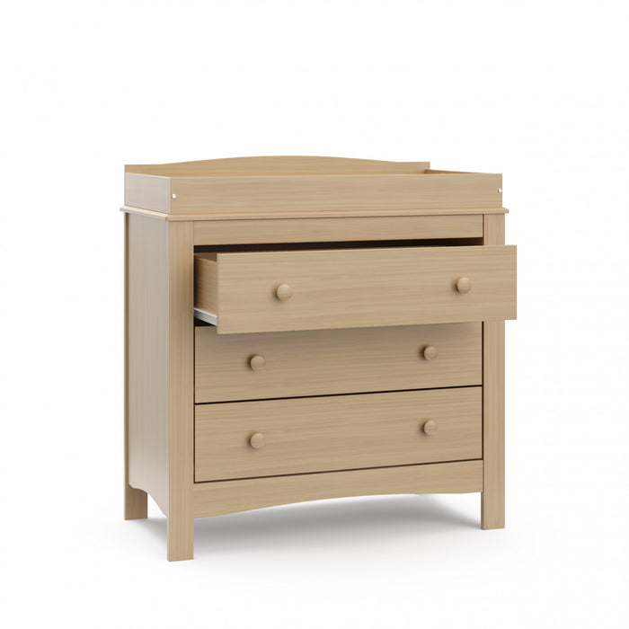 Graco Noah 3 Drawer Chest with Changing Topper - Driftwood
